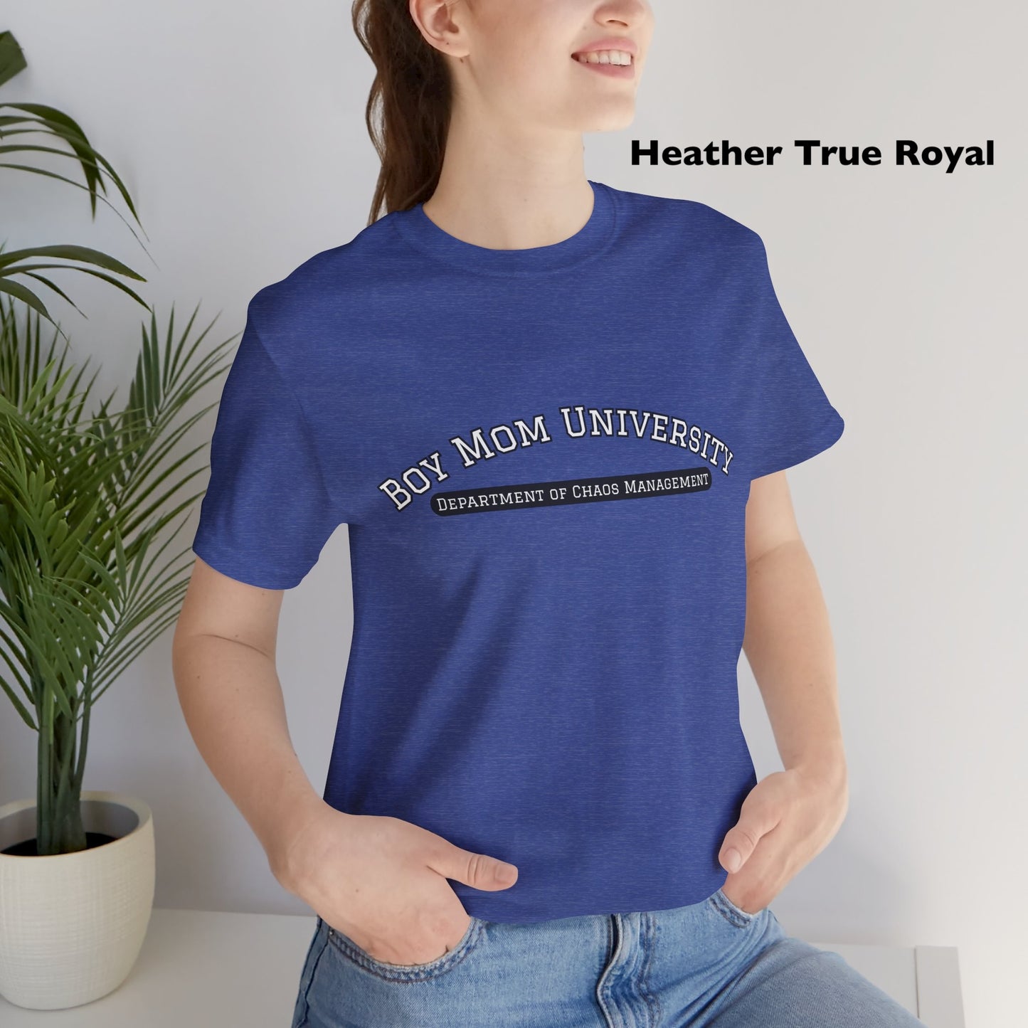 Boy Mom T-Shirt | Department of Chaos Management | Mom Life Tee | University Shirt