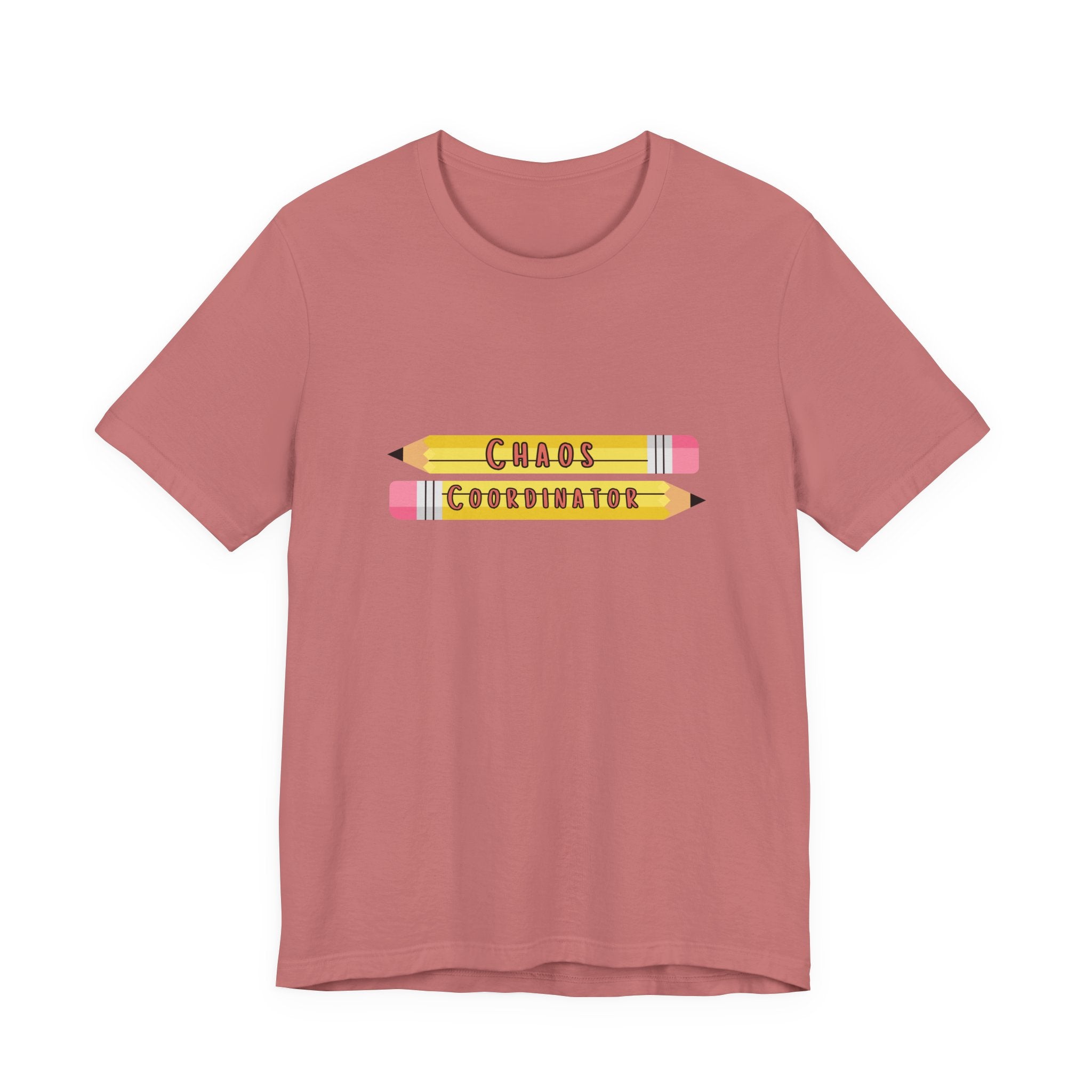 Chaos Coordinator pencils T-Shirt | Teacher Humor Tee
