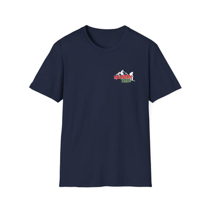 Mountain Dude Snowboard Shirt | Retro Snowboarding & Ski Graphic Tee | Winter Mountain Outdoors Shirt for Men