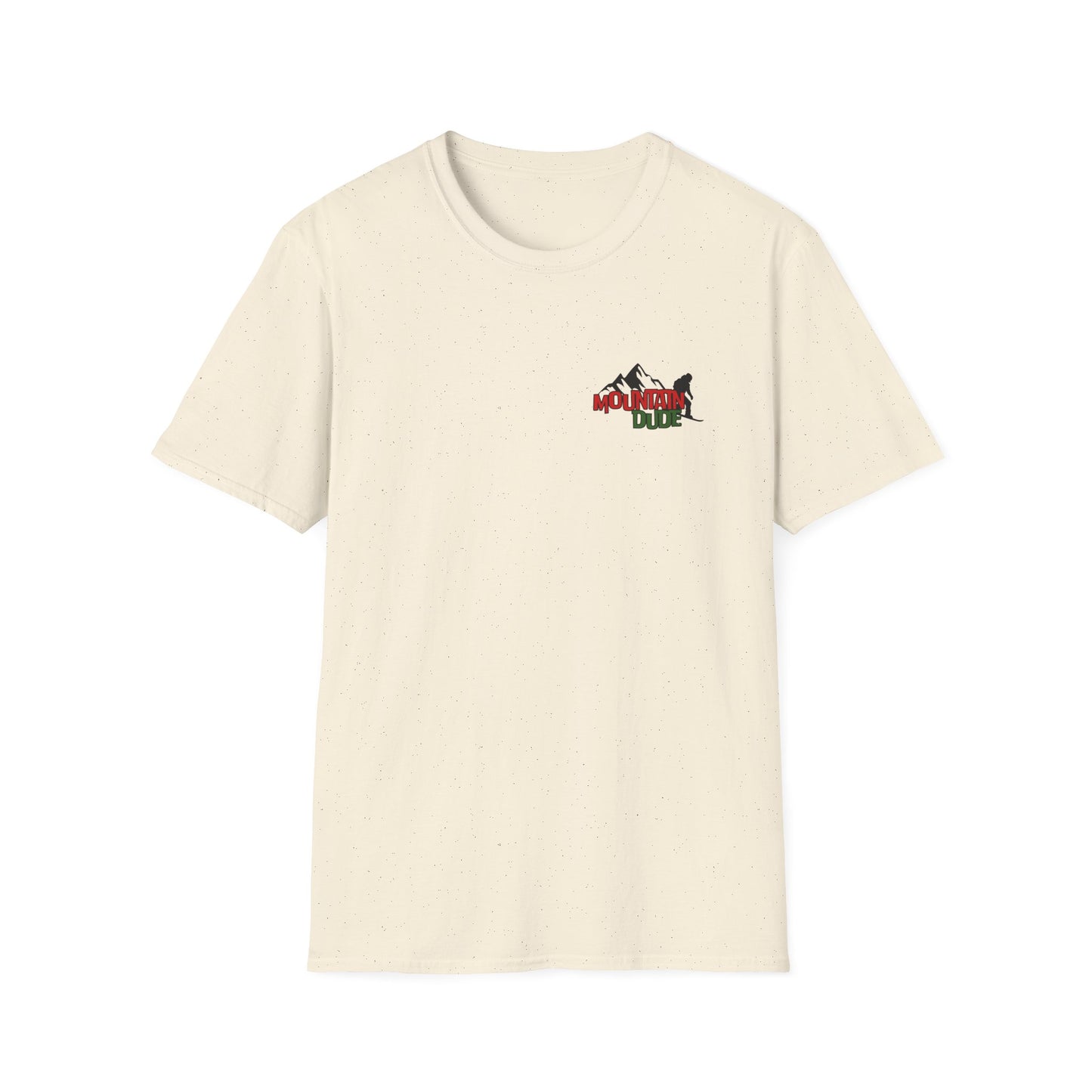 Mountain Dude Snowboard Shirt | Retro Snowboarding & Ski Graphic Tee | Winter Mountain Outdoors Shirt for Men