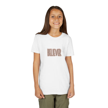 Believer Youth Girl Shirt | Christian Girl Tee | Faith Based Shirt