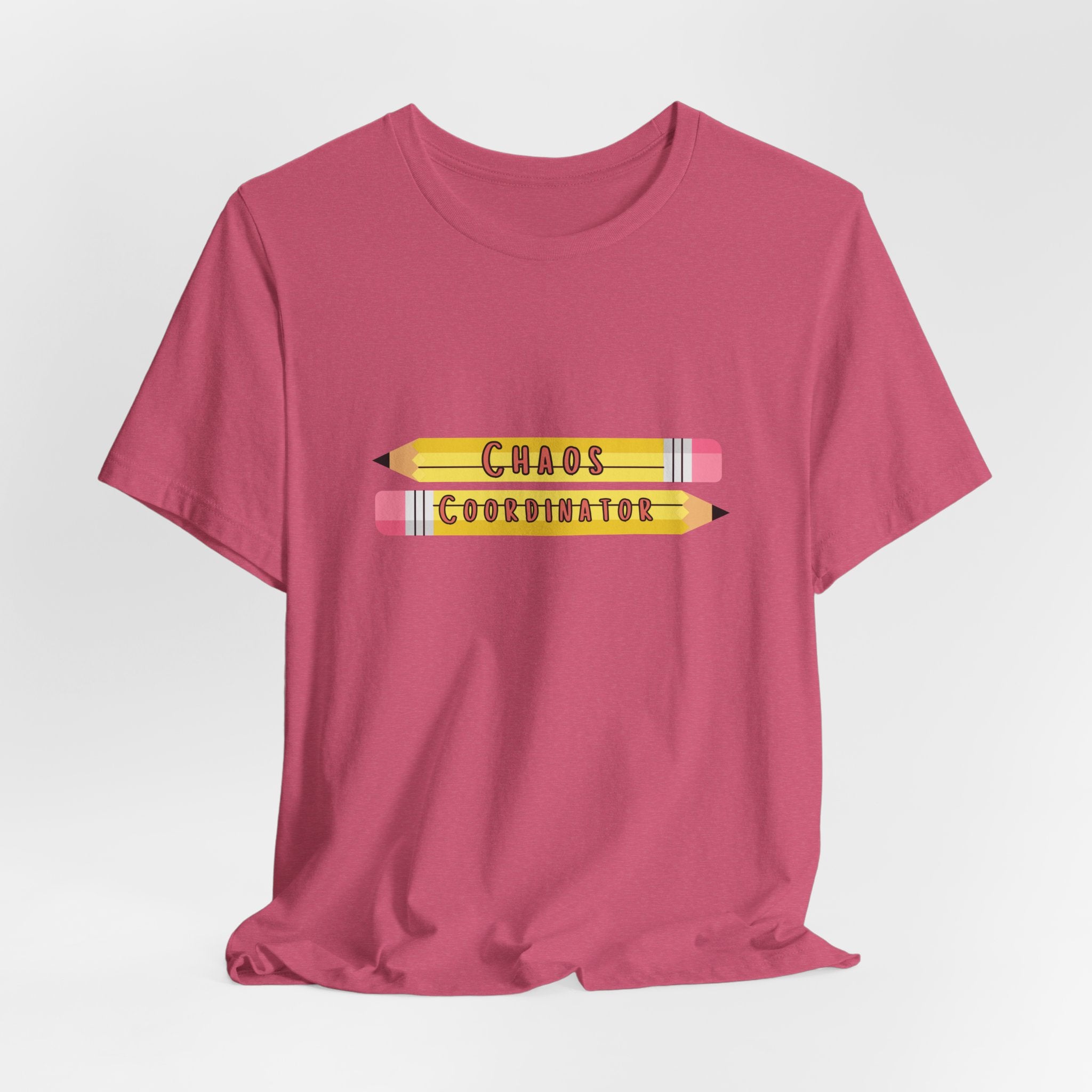 Chaos Coordinator pencils T-Shirt | Teacher Humor Tee