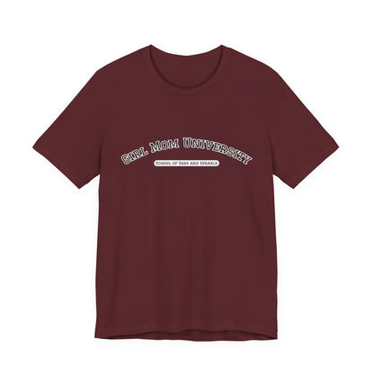 Girl Mom T-Shirt | School of Sass and Sparkle | University Shirt | Mom Life Tee