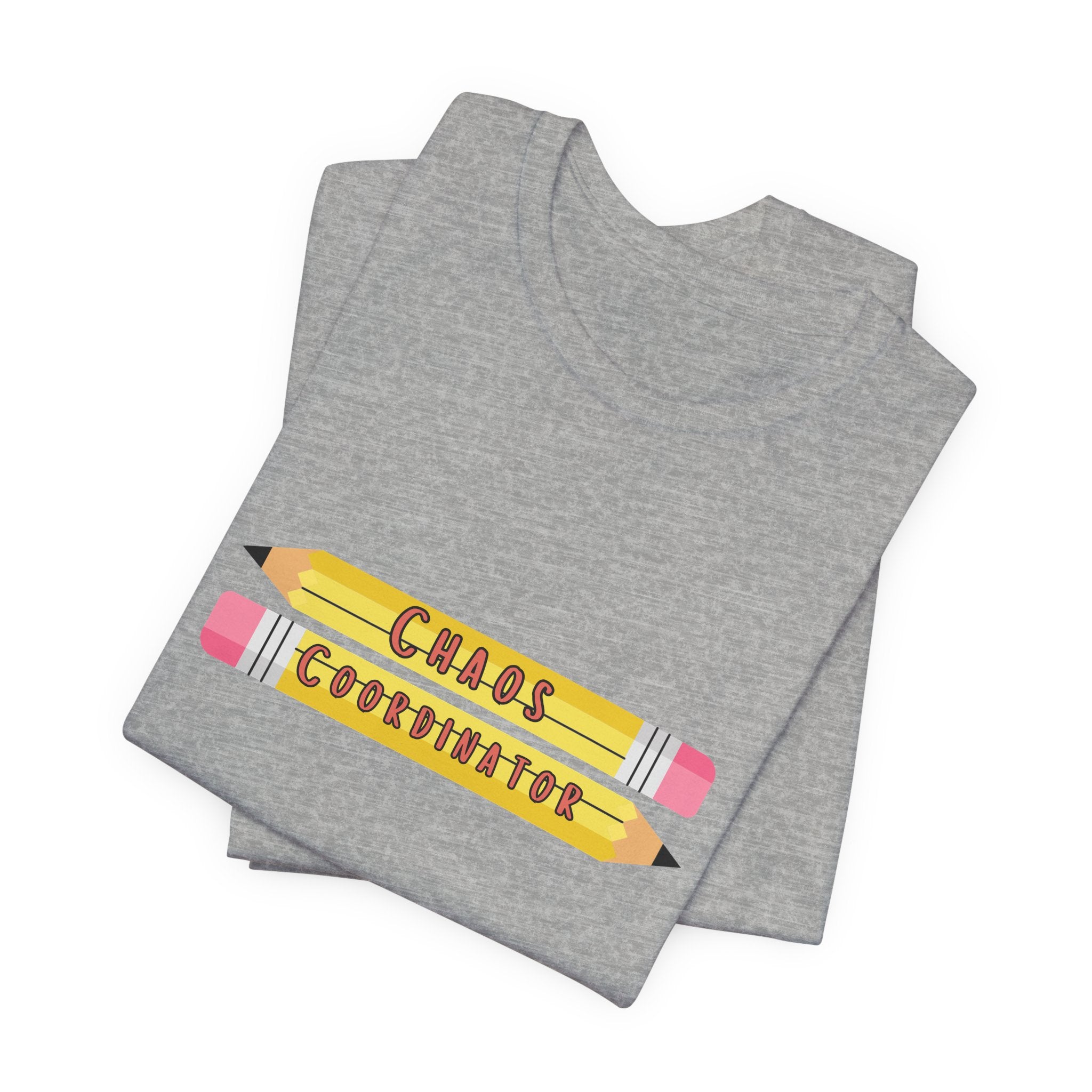 Chaos Coordinator pencils T-Shirt | Teacher Humor Tee