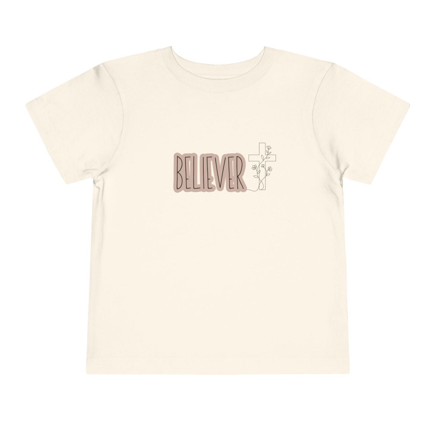 Believer Toddler Girl Shirt | Christian Girl Tee | Faith Based Shirt