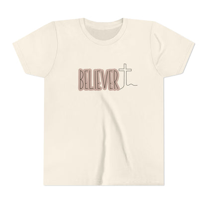 Believer Youth Boy Shirt | Christian Boy Tee | Faith Based Shirt