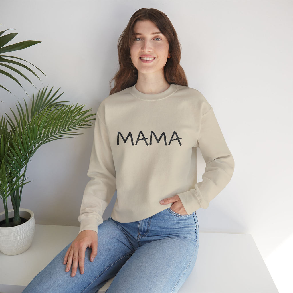 MAMA handwritten script sweatshirt | minimalist mom crewneck
