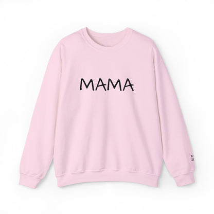 MAMA handwritten script sweatshirt | minimalist mom crewneck