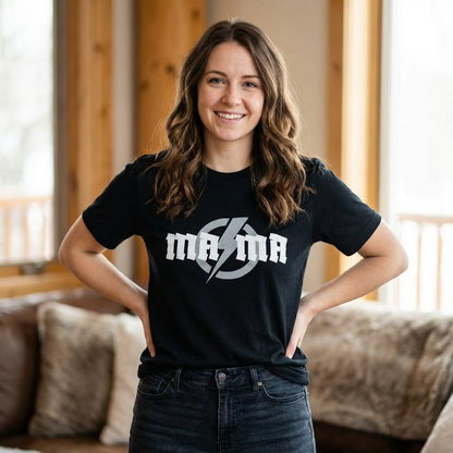 Rockstar Mama Tee | Vintage Band Inspired Mama Tee