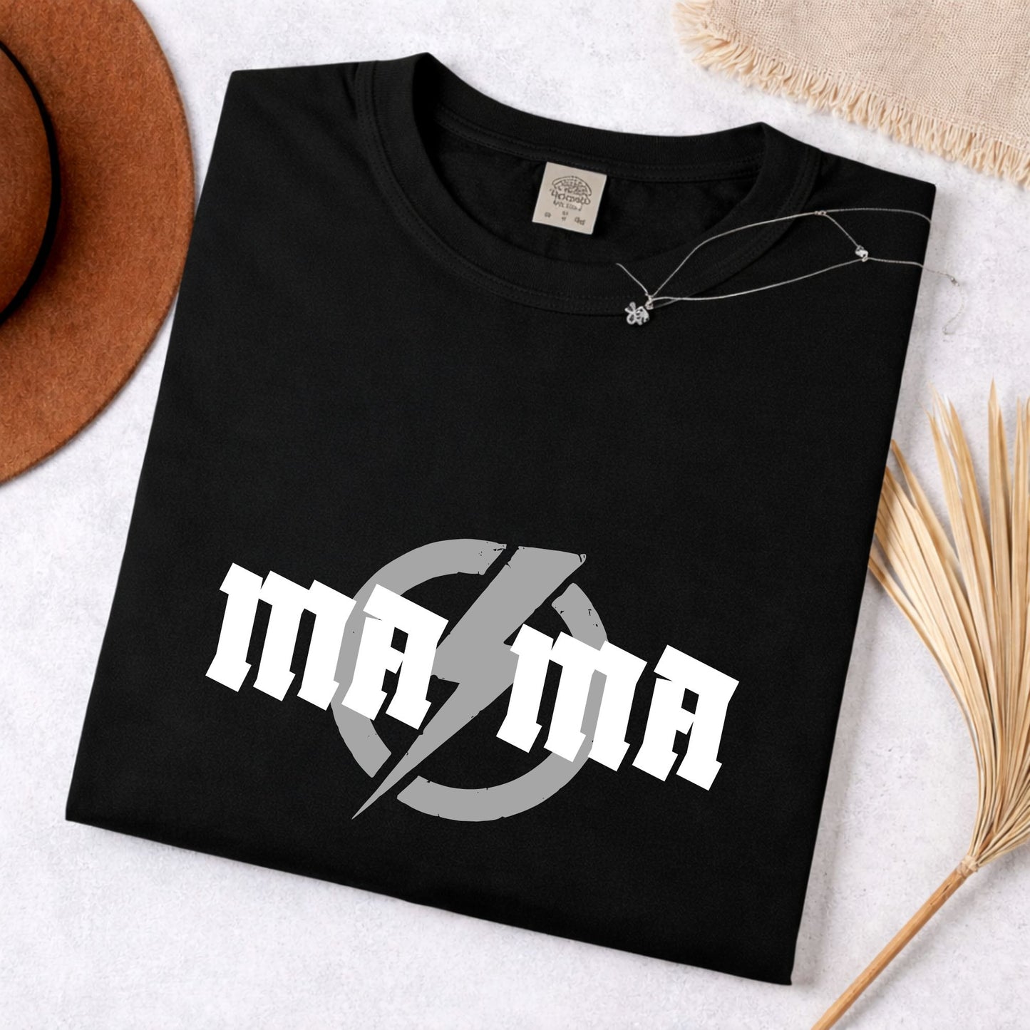 Rockstar Mama Tee | Vintage Band Inspired Mama Tee