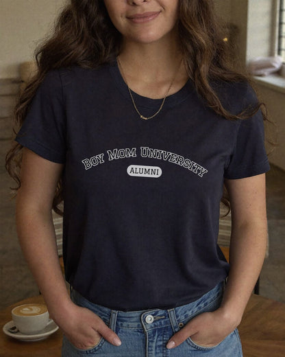 Boy Mom Tee | Alumni Shirt | Boy Mom shirt | University Shirt