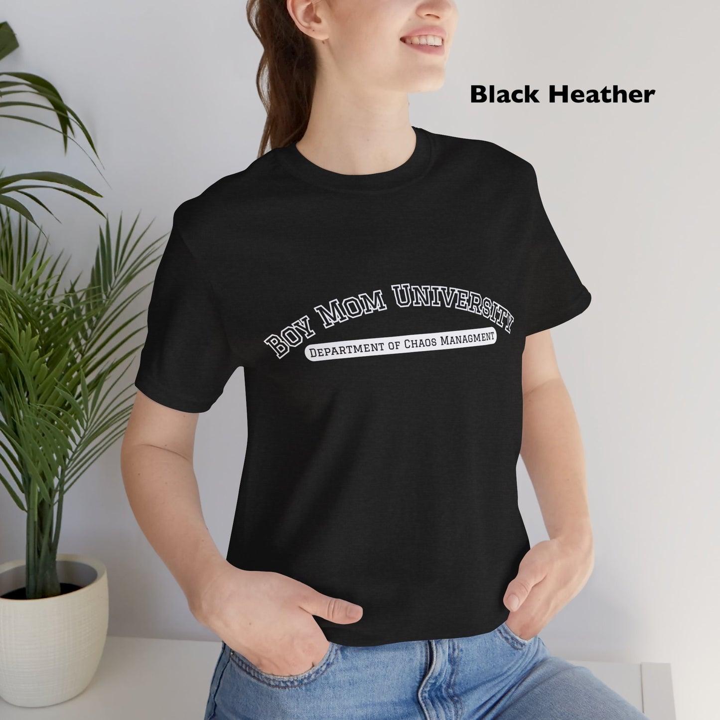 Boy Mom T-Shirt | Department of Chaos Management | Mom Life Tee | University Shirt