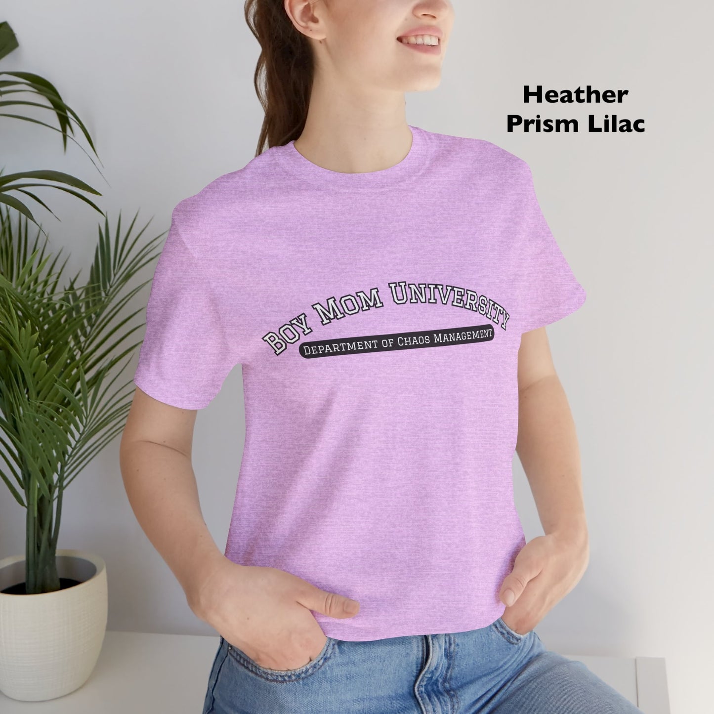 Boy Mom T-Shirt | Department of Chaos Management | Mom Life Tee | University Shirt
