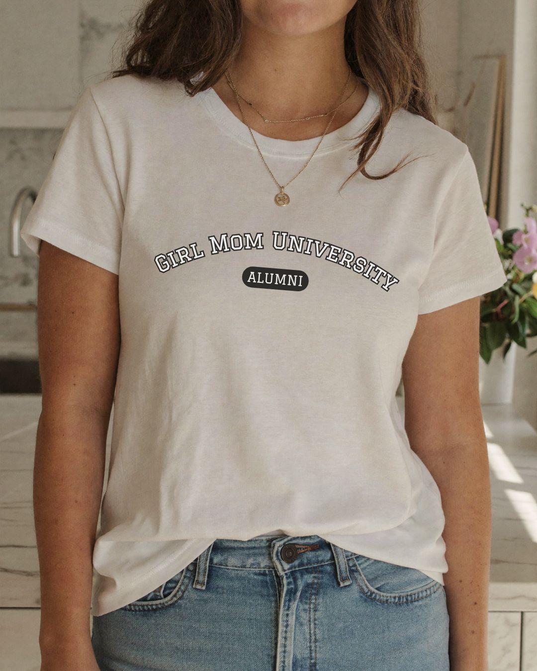 Girl Mom T-Shirt | University Alumni Tee | Mom Life Shirt