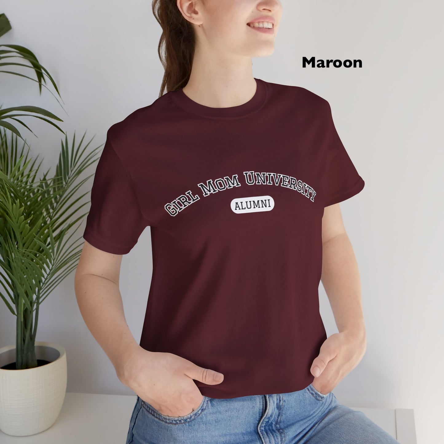 Girl Mom T-Shirt | University Alumni Tee | Mom Life Shirt