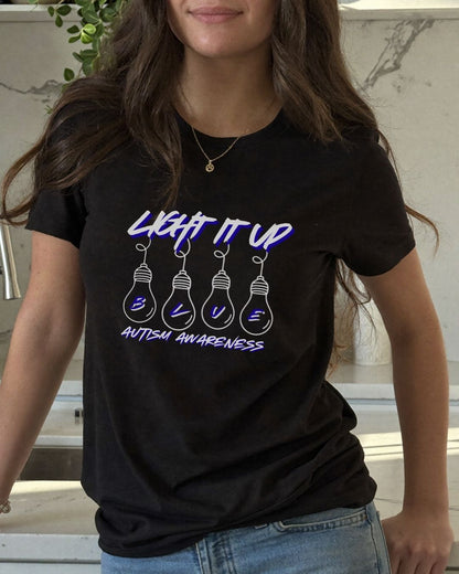 Light It Up Blue T-Shirt | Autism Awareness tee