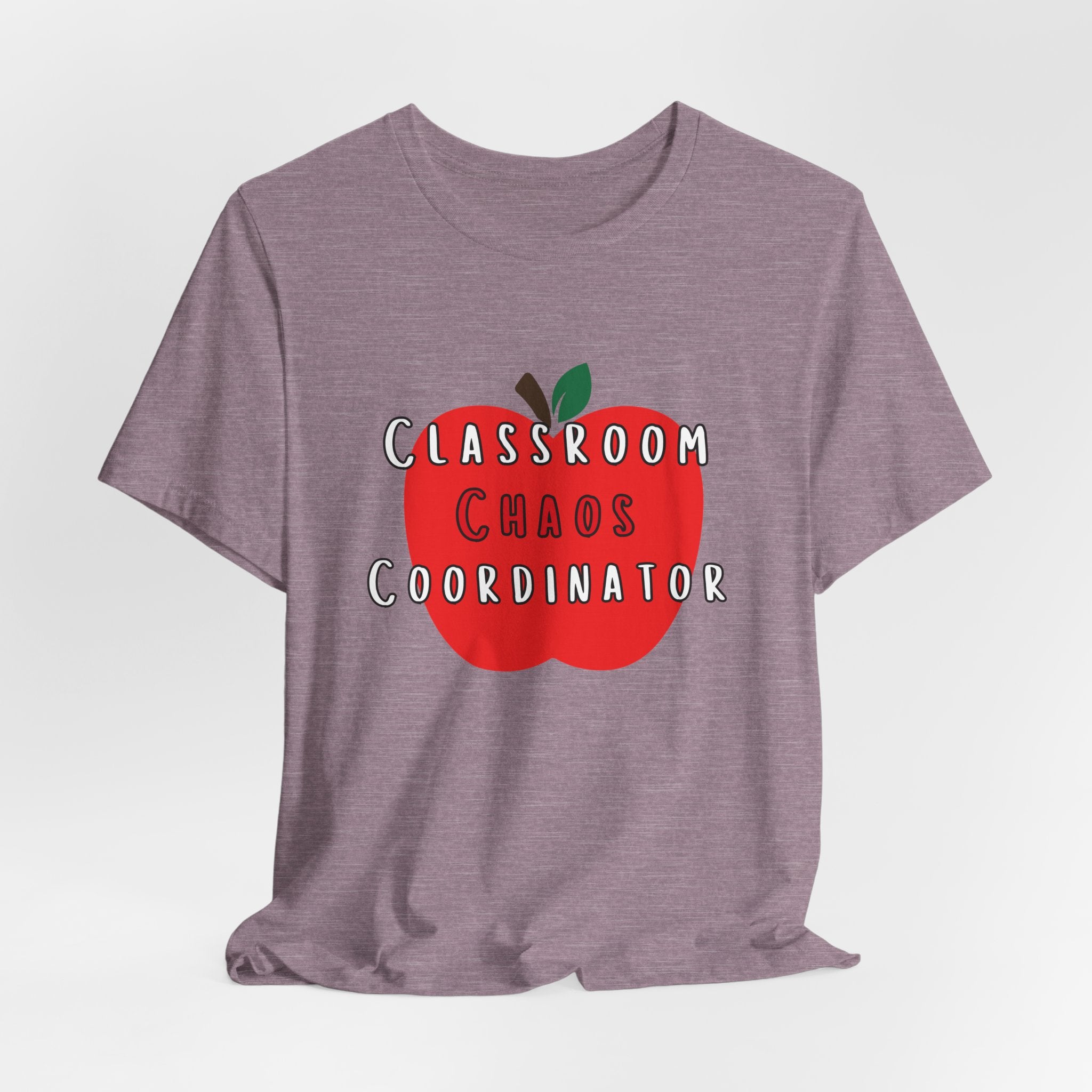 Classroom Chaos Coordinator Apple T-Shirt | Teacher Tee