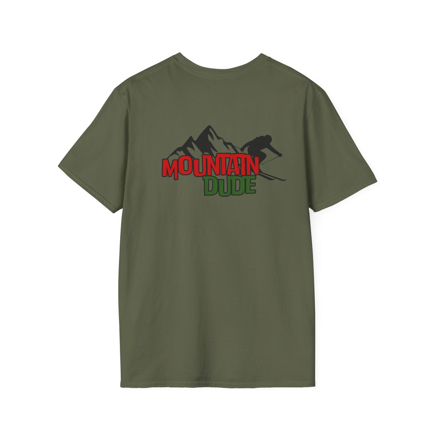 Mountain Dude Ski Shirt | Skiing Graphic Tee | Retro Mountain Shirt | Outdoor Adventure T-Shirt | Ski Lover Gift | Snowboard Dad Shirt