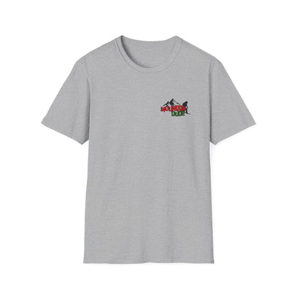 Mountain Dude Snowboard Shirt | Retro Snowboarding & Ski Graphic Tee | Winter Mountain Outdoors Shirt for Men