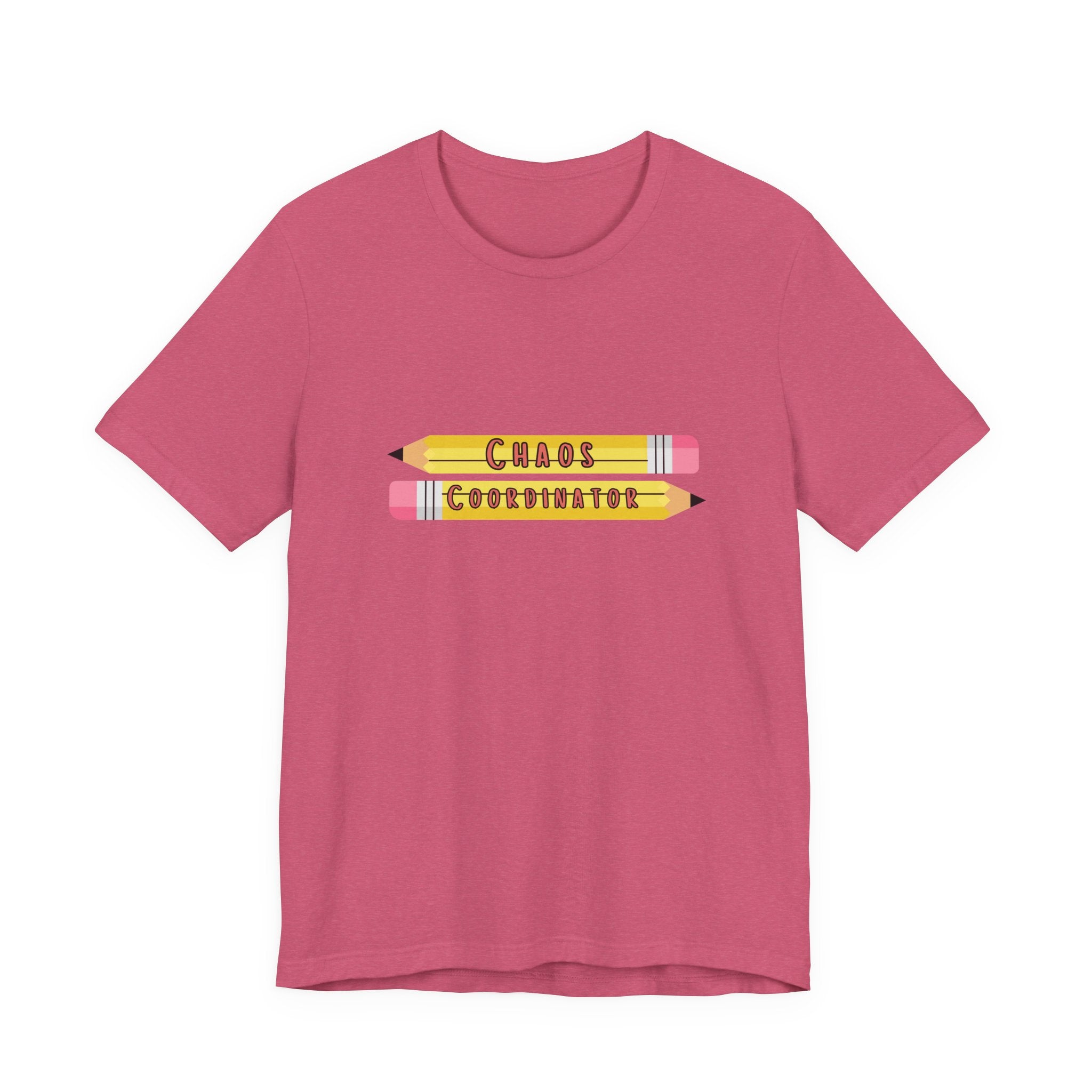 Chaos Coordinator pencils T-Shirt | Teacher Humor Tee
