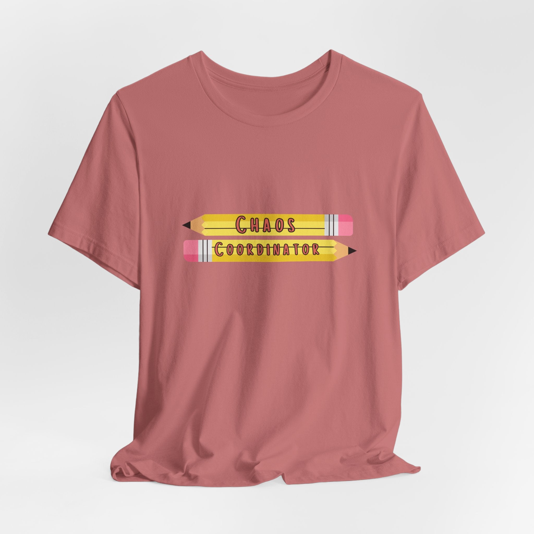 Chaos Coordinator pencils T-Shirt | Teacher Humor Tee