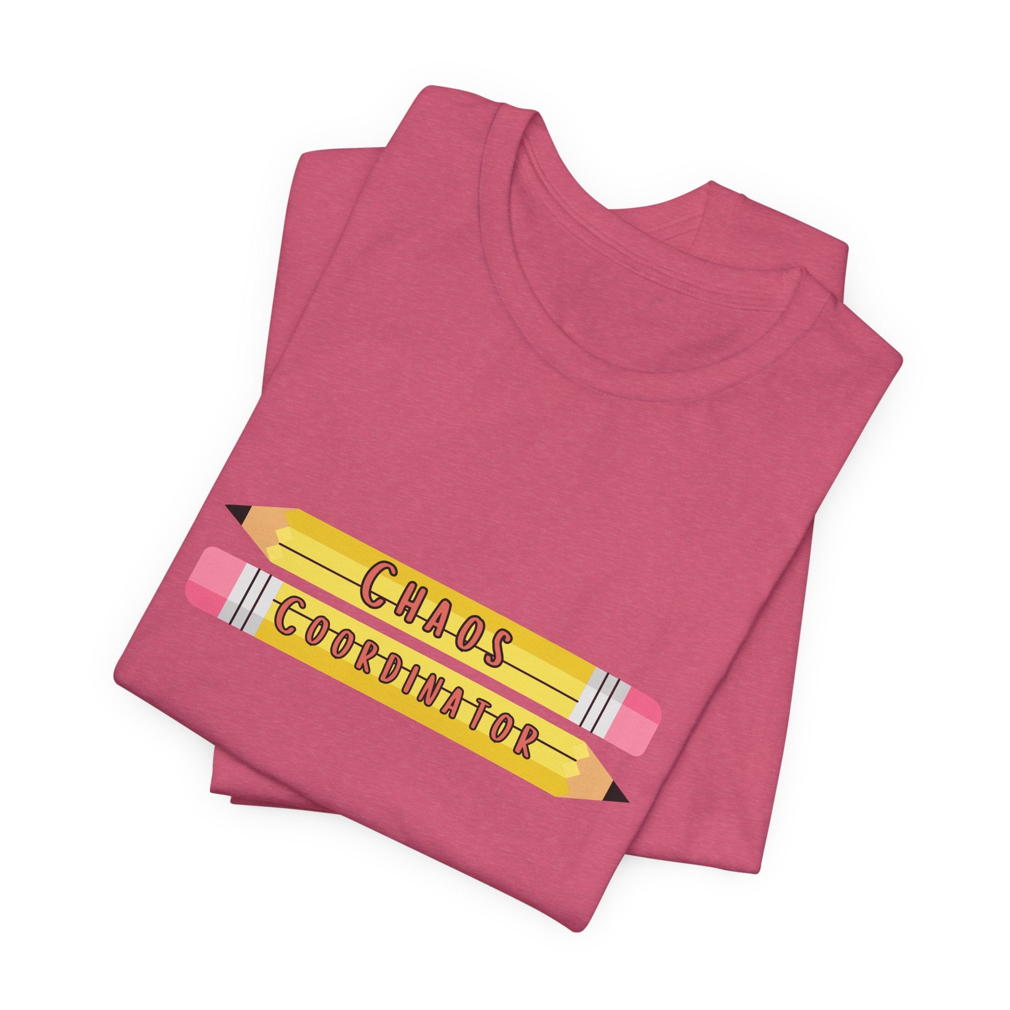 Chaos Coordinator pencils T-Shirt | Teacher Humor Tee