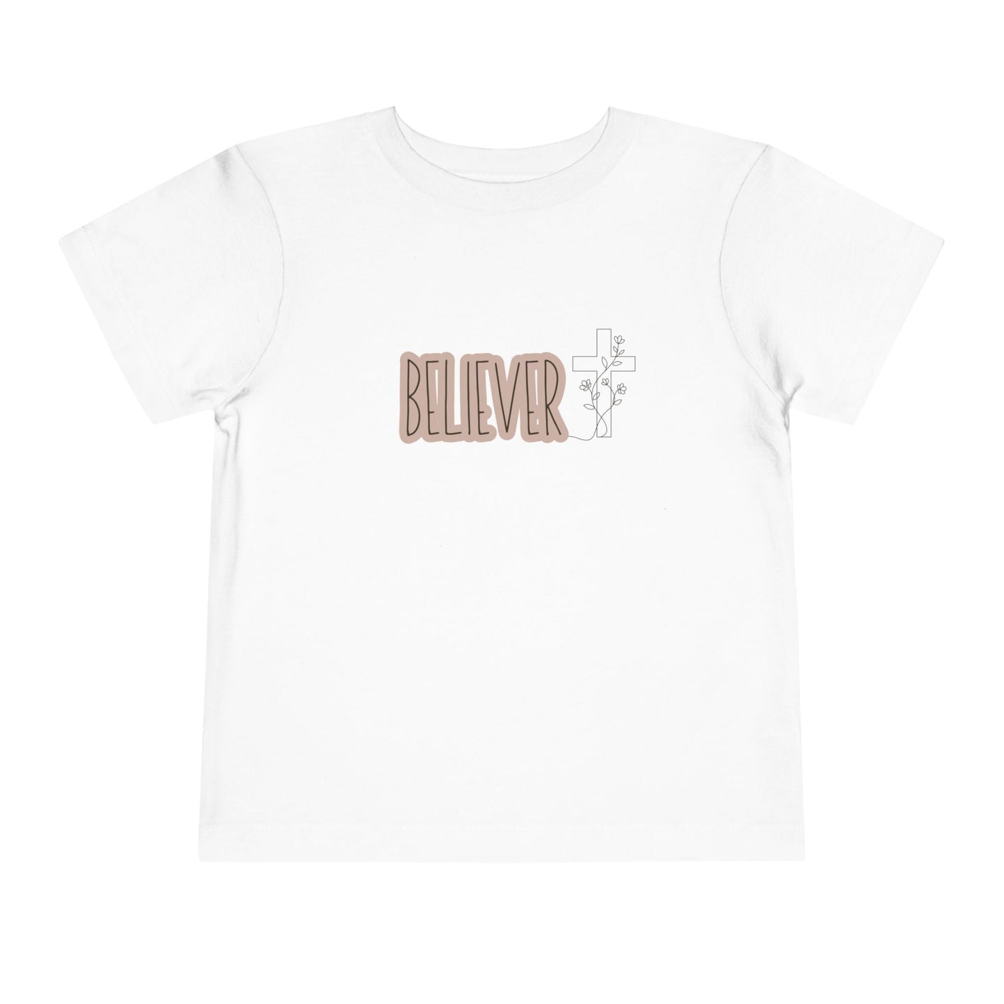 Believer Toddler Girl Shirt | Christian Girl Tee | Faith Based Shirt