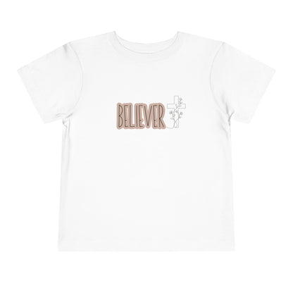 Believer Toddler Girl Shirt | Christian Girl Tee | Faith Based Shirt