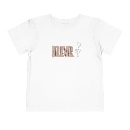 Believer Toddler Girl Shirt | Christian Girl Tee | Faith Based Shirt