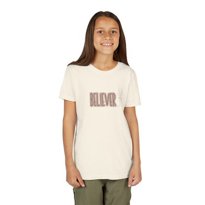 Believer Youth Girl Shirt | Christian Girl Tee | Faith Based Shirt