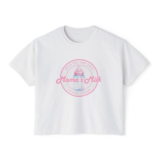 Mama's Milk Bottle Logo Tee | Nursing Mama Shirt