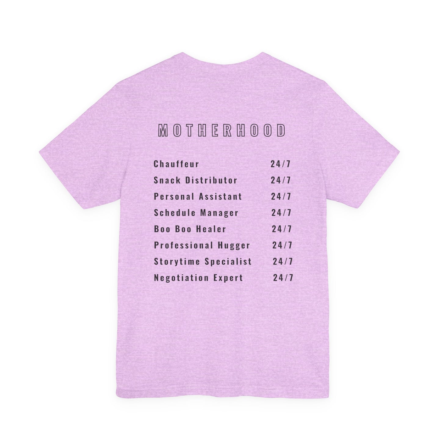 Motherhood On Duty 24/7 Shirt | Funny Mom Life Tee | Motherhood Shirt